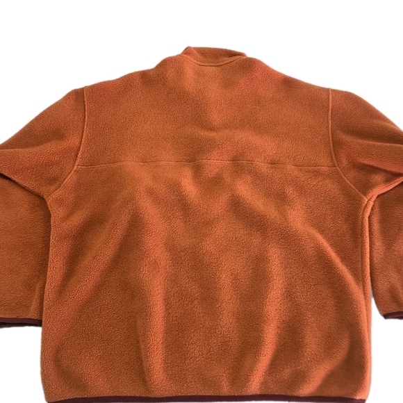 XL PATAGONIA SYNCHILLA Snap T Pullover Orange Fleece Mens XLARGE 1998 Vintage